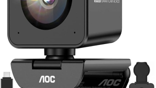 AOC 4K Webcam for PC, Sony Sensor, 1080P 60FPS Streaming Camera with PDAF