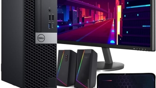 Dell Windows 11 Desktop Computer OptiPlex 5060 | Intel i5-8600 Six Core (4.3GHz Turbo) | 16GB DDR4 RAM | 500GB SSD Solid State + 1TB HDD | WiFi + Bluetooth | Peripheral Computer Package (Renewed)