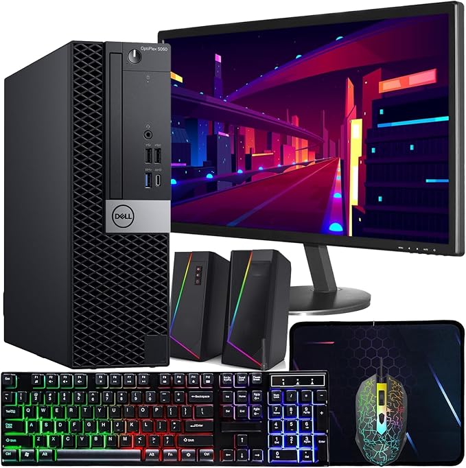 Dell Windows 11 Desktop Computer OptiPlex 5060 | Intel i5-8600 Six Core (4.3GHz Turbo) | 16GB DDR4 RAM | 500GB SSD Solid State + 1TB HDD | WiFi + Bluetooth | Peripheral Computer Package (Renewed) Dell Windows 11 Desktop Computer OptiPlex 5060 | Intel i5-8600 Six Core (4.3GHz Turbo) | 16GB DDR4 RAM | 500GB SSD Solid State + 1TB HDD | WiFi + Bluetooth | Peripheral Computer Package (Renewed)