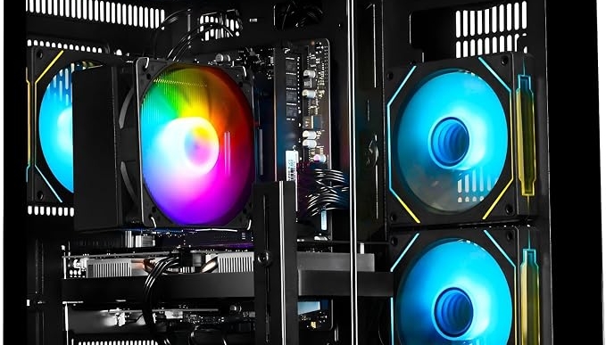 Gaming PC Desktop Computer, GeForce RTX 3050 8GB GDDR6, Ryzen 7 4700LE