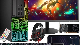 Dell Gaming OptiPlex Desktop RGB Computer PC, Intel Core i7, GeForce GT 1030 2GB GDDR5, 16GB RAM, 512GB SSD, 24 Inch HDMI Monitor, Keyboard Mouse and Headset, WiFi, Windows 11 Pro (Renewed)